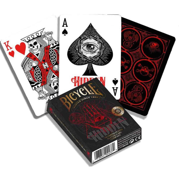 Cartas Bicycle Hidden Card Oculto Baraja Sociedades Secretas