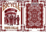 Cartas Bicycle Collar White Blanco Trabajo Baraja Business.