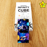 Infinity Cube Fidget Toy Cadena Puzzle Multicolor Degradado