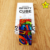 Infinity Cube Fidget Toy Cadena Puzzle Multicolor Degradado