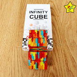 Infinity Cube Fidget Toy Cadena Puzzle Multicolor Degradado