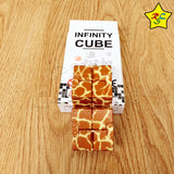 Infinity Cube Fidget Toy Cadena Puzzle Multicolor Degradado