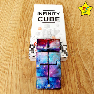 Infinity Cube Fidget Toy Cadena Puzzle Multicolor Degradado