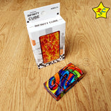 Infinity Cube Fidget Toy Cadena Puzzle Multicolor Degradado