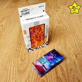 Infinity Cube Fidget Toy Cadena Puzzle Multicolor Degradado