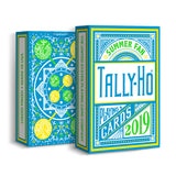Cartas Tally Ho Summer Fan Back Linoid Finish 2019 Baraja