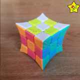 Cubo Concavo 3x3 Jinjiao Yj Stickerless Candy Speedcube