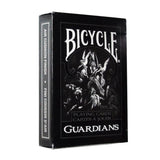 Cartas Bicycle Guardians Baraja Angeles Guardianes Negro