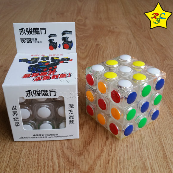Cubo Yj Lingg an Speedcube 3x3 Transparente