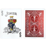 Cartas Bicycle Luxe Cobalt Crimson Tinta Metal Lujo Original