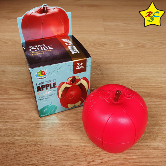 Manzana 3x3 Cubo Apple Fruta Fanxin Rojo