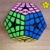 Cubo Master Kilominx Shengshou 4x4 Megaminx Dodecaedro - Negro