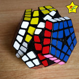 Cubo Master Kilominx Shengshou 4x4 Megaminx Dodecaedro - Negro