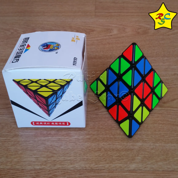 Cubo Master Pyraminx 4x4 Shengshou Piramide - Negro