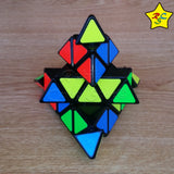 Cubo Master Pyraminx 4x4 Shengshou Piramide - Negro