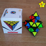 Cubo Master Pyraminx 4x4 Shengshou Piramide - Negro