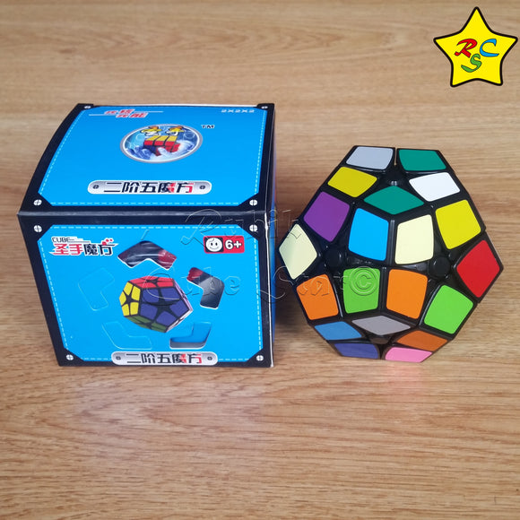 Cubo Shengshou Megaminx 2x2 Dodecaedro - Negro