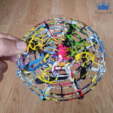 Dron Mini Volador Helicóptero 4 Ejes Hélices Led + Cable