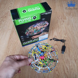 Dron Mini Volador Helicóptero 4 Ejes Hélices Led + Cable