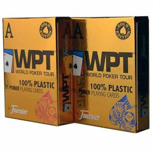 Cartas World Poker Tour Fournier Wpt Plástico Mundo Baraja