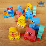 Aprende Numeros Tren Carros Figuras Ruedas Infantil 11pcs