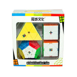 Pack X4 Cubos Megaminx Pyraminx Skewb Square One Moyu