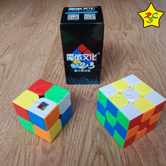 Pack 2x2 Y 3x3 Cubos Moyu Meilong Gift Speed Cube X2