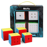 Pack Cubos 2x2, 3x3, 4x4, 5x5 Meilong Original Moyu