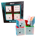 Pack Cubos 2x2, 3x3, 4x4, 5x5 Meilong Original Moyu