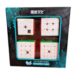 Pack Cubos 2x2, 3x3, 4x4, 5x5 Meilong Original Moyu