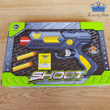 Pistola Didactica 2x1 Dardos Y Bolas Hidro Gel - Revolver