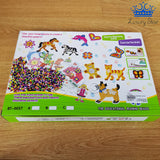 Plantilla Armar Figuras Plancha Hama Beads 12 Color Papel Molde