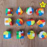Puzzle Armar Encajar Piezas Rompecabeza Multicolor Esfera Cilindro