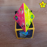 Pyraminx ADN 3x3 Cubo DNA Qiyi Textura Unica Speed