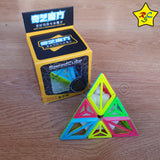 Pyraminx ADN 3x3 Cubo DNA Qiyi Textura Unica Speed