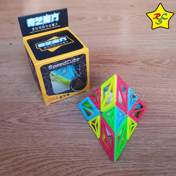 Pyraminx ADN 3x3 Cubo DNA Qiyi Textura Unica Speed
