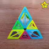 Pyraminx ADN 3x3 Cubo DNA Qiyi Textura Unica Speed