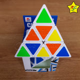Pyraminx 3x3 Magic Cube Blanco Cubo Piramide
