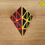 Pyraminx Fibra Carbono 3x3 Meilong Moyu Cubo Speedcube