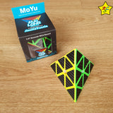 Pyraminx Fibra Carbono 3x3 Meilong Moyu Cubo Speedcube