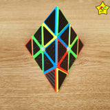 Pyraminx Fibra Carbono 3x3 Meilong Moyu Cubo Speedcube