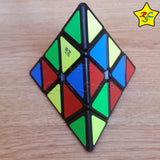 Cubo Pyraminx Qiyi Qiming Speedcube - Negro- Stickerless