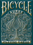 Cartas Bicycle Aureo Leonardo Davinci Original Dorado Verde