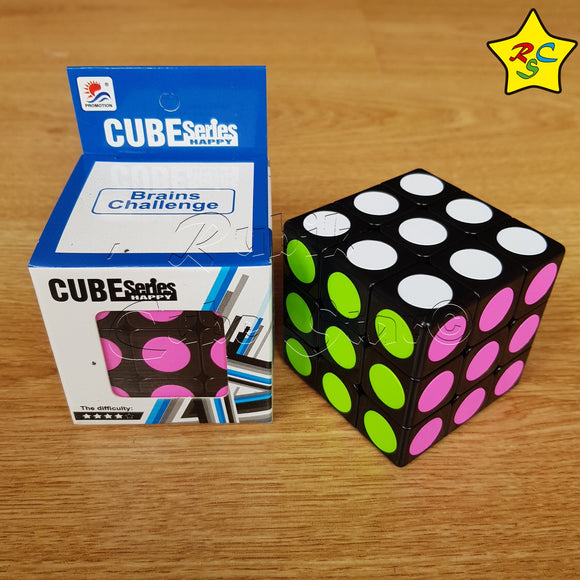 Cubo De 3x3 Semaforo Tiled Candy Color Magic Cube