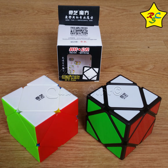 Cubo Qiyi Qicheng Skewb Speedcube - Stickerless - Negro