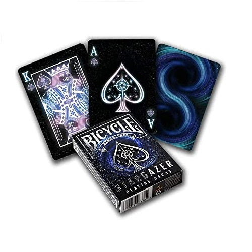 Cartas Bicycle Stargazer Galaxia Cara Y Dorso Negro Agujero