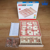 Sudoku Madera Juego Mental Matematico Numeros 100 Ejercicios