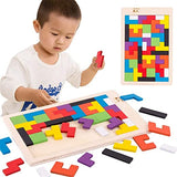 Tangram Madera Didactico Puzzle Armar Figuras Tetris Logica