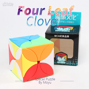 Meilong 3x3 Hoja Trebol Cubo Four Leaf Clover Cube