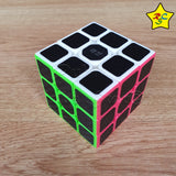 Warrior W Carbono Qiyi Cubo 3x3 Original Cobra Textura